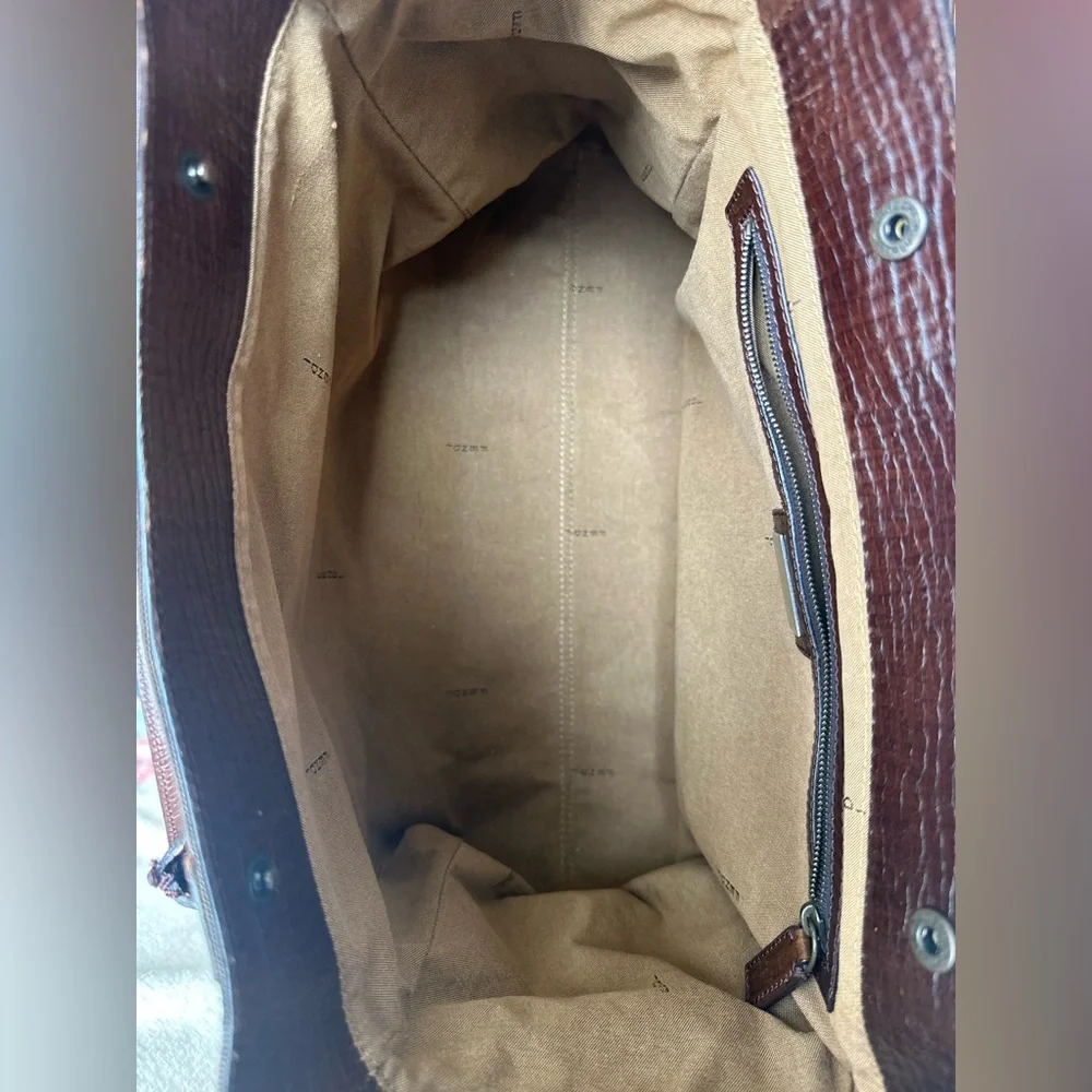 Fendi Zucca Brown Canvas Shoulder/Hand Bag - Picture 15 of 16